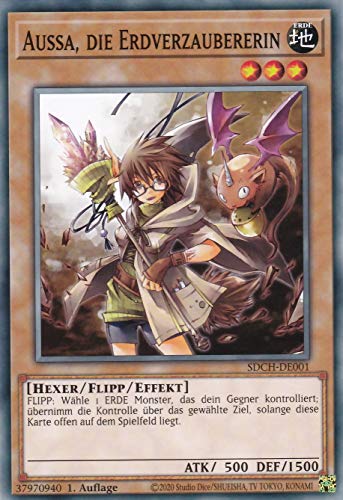 SDCH-DE001 - Aussa, die Erdverzaubererin - Common - 1. Auflage - Deutsch - Structure Deck: Spirit Charmers - mit LMS Trading Fieldcenter-Karte Yugioh SDCH-DE001 - Aussa, die Erdverzaubererin - Common - 1. Auflage - Deutsch - Structure Deck: Spirit Charmers - mit LMS Trading Fieldcenter-Karte Yugioh von LMS Trading