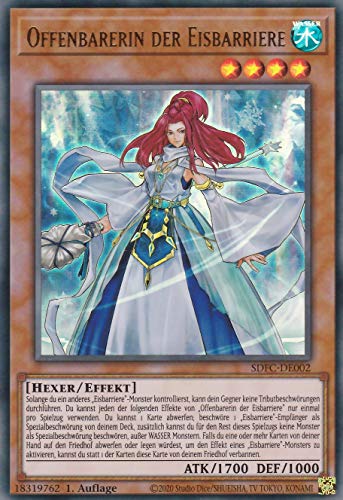 SDFC-DE002 - Offenbarerin der Eisbarriere - Ultra Rare - 1. Auflage - Deutsch - Structure Deck: Freezing Chains - mit LMS Trading Fieldcenter-Karte Yugioh SDFC-DE002 - Offenbarerin der Eisbarriere - Ultra Rare - 1. Auflage - Deutsch - Structure Deck: Freezing Chains - mit LMS Trading Fieldcenter-Karte Yugioh von LMS Trading