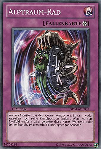 SDMA-DE033 - Alptraum-Rad - Common - Deutsch - Structure Deck: Marik - mit LMS Trading Fieldcenter-Karte Yugioh SDMA-DE033 - Alptraum-Rad - Common - Deutsch - Structure Deck: Marik - mit LMS Trading Fieldcenter-Karte Yugioh von LMS Trading