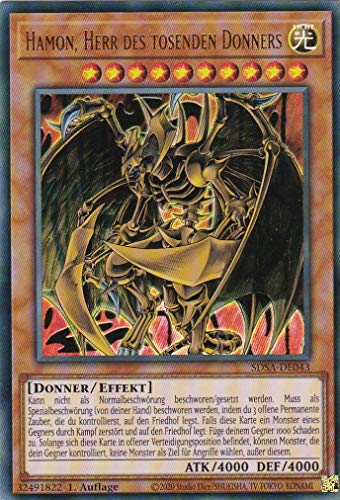 SDSA-DE043 - Hamon, Herr des tosenden Donners - Ultra Rare - 1. Auflage - Deutsch - Structure Deck: Sacred Beasts - mit LMS Trading Fieldcenter-Karte Yugioh SDSA-DE043 - Hamon, Herr des tosenden Donners - Ultra Rare - 1. Auflage - Deutsch - Structure Deck: Sacred Beasts - mit LMS Trading Fieldcenter-Karte Yugioh von LMS Trading