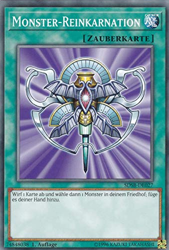 SDSB-DE027 - Monster-Reinkarnation - Common - 1. Auflage - Deutsch - Structure Deck: Soulburner - mit LMS Trading Fieldcenter-Karte Yugioh SDSB-DE027 - Monster-Reinkarnation - Common - 1. Auflage - Deutsch - Structure Deck: Soulburner - mit LMS Trading Fieldcenter-Karte Yugioh von LMS Trading