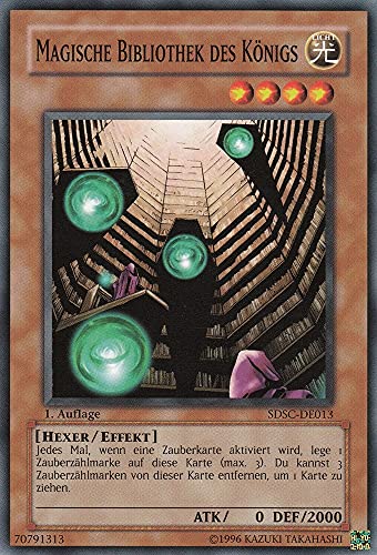 SDSC-DE013 - Magische Bibliothek des Königs - Common - Deutsch - Structure Deck: Spellcaster's Command - mit LMS Trading Fieldcenter-Karte Yugioh SDSC-DE013 - Magische Bibliothek des Königs - Common - Deutsch - Structure Deck: Spellcaster's Command - mit LMS Trading Fieldcenter-Karte Yugioh von LMS Trading