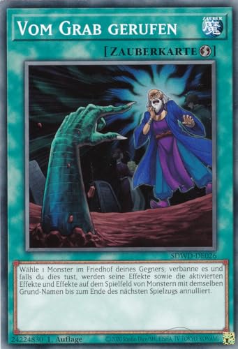SDWD-DE026 - Vom Grab gerufen - Common - Deutsch - 1. Auflage - Structure Deck: Blue Eyes White Destiny - mit LMS Trading Fieldcenter-Karte Yugioh von LMS Trading