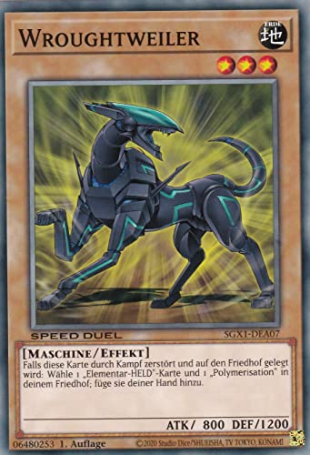 SGX1-DEA07 - Wroughtweiler - Common - Deutsch - Speed Duel GX: Duel Academy Box - mit LMS Trading Fieldcenter-Karte Yugioh SGX1-DEA07 - Wroughtweiler - Common - Deutsch - Speed Duel GX: Duel Academy Box - mit LMS Trading Fieldcenter-Karte Yugioh von LMS Trading