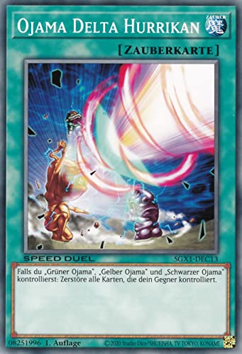 SGX1-DEC13 - Ojama Delta Hurrikan - Common - Deutsch - Speed Duel GX: Duel Academy Box - mit LMS Trading Fieldcenter-Karte Yugioh SGX1-DEC13 - Ojama Delta Hurrikan - Common - Deutsch - Speed Duel GX: Duel Academy Box - mit LMS Trading Fieldcenter-Karte Yugioh von LMS Trading