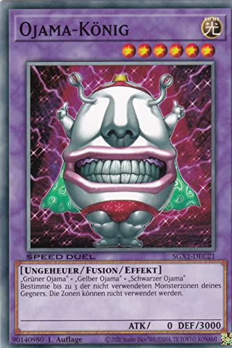 SGX1-DEC21 - Ojama-König - Common - Deutsch - Speed Duel GX: Duel Academy Box - mit LMS Trading Fieldcenter-Karte Yugioh SGX1-DEC21 - Ojama-König - Common - Deutsch - Speed Duel GX: Duel Academy Box - mit LMS Trading Fieldcenter-Karte Yugioh von LMS Trading