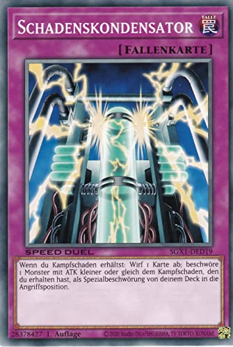 SGX1-DED19 - Schadenskondensator - Common - 1. Auflage - Deutsch - Speed Duel GX: Duel Academy Box - mit LMS Trading Fieldcenter-Karte Yugioh SGX1-DED19 - Schadenskondensator - Common - 1. Auflage - Deutsch - Speed Duel GX: Duel Academy Box - mit LMS Trading Fieldcenter-Karte Yugioh von LMS Trading