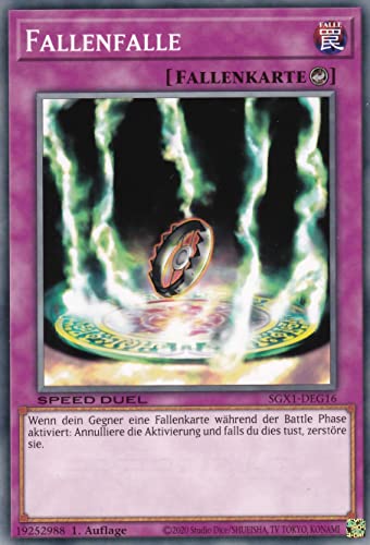 SGX1-DEG16 - Fallenfalle - Common - 1. Auflage - Deutsch - Speed Duel GX: Duel Academy Box - mit LMS Trading Fieldcenter-Karte Yugioh SGX1-DEG16 - Fallenfalle - Common - 1. Auflage - Deutsch - Speed Duel GX: Duel Academy Box - mit LMS Trading Fieldcenter-Karte Yugioh von LMS Trading