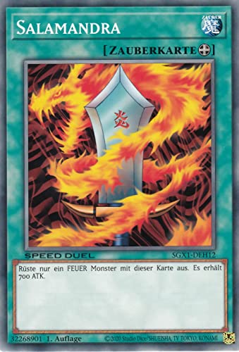 SGX1-DEH12 - Salamandra - Common - 1. Auflage - Deutsch - Speed Duel GX: Duel Academy Box - mit LMS Trading Fieldcenter-Karte Yugioh SGX1-DEH12 - Salamandra - Common - 1. Auflage - Deutsch - Speed Duel GX: Duel Academy Box - mit LMS Trading Fieldcenter-Karte Yugioh von LMS Trading