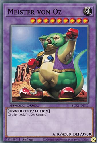 SGX1-DEI13 - Meister von Oz - Common - 1. Auflage - Deutsch - Speed Duel GX: Duel Academy Box - mit LMS Trading Fieldcenter-Karte Yugioh SGX1-DEI13 - Meister von Oz - Common - 1. Auflage - Deutsch - Speed Duel GX: Duel Academy Box - mit LMS Trading Fieldcenter-Karte Yugioh von LMS Trading