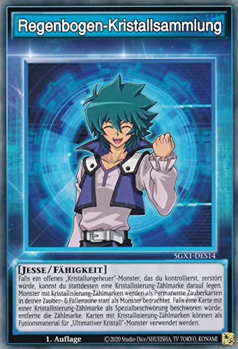 SGX1-DES14 - Regenbogen Kristallsammlung - Common - 1. Auflage - Deutsch - Speed Duel GX: Duel Academy Box - mit LMS Trading Fieldcenter-Karte Yugioh von LMS Trading