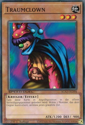 SGX2-DED04 - Traumclown - Common - Deutsch - Speed Duel GX: Midterm Paradox - mit LMS Trading Fieldcenter-Karte Yugioh von LMS Trading