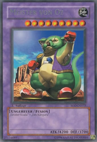 SOD-DE035 - Meister von Oz - Rare - Deutsch - Soul of The Duelist - mit LMS Trading Fieldcenter-Karte Yugioh von LMS Trading