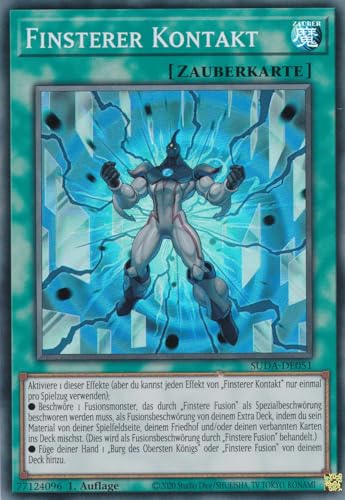 SUDA-DE051 - Finsterer Kontakt - Super Rare - Deutsch - 1. Auflage - Supreme Darkness - mit LMS Trading Fieldcenter-Karte Yugioh von LMS Trading