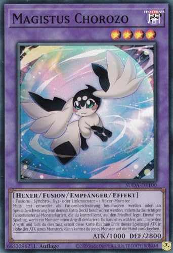 SUDA-DE100 - Magistus Chorozo - Super Rare - Deutsch - 1. Auflage - Supreme Darkness - mit LMS Trading Fieldcenter-Karte Yugioh von LMS Trading