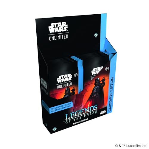 Star Wars Unlimited - Legends of The Force - Carbonite Display - 12 Booster Packs - Englisch + LMS Trading Grußkarte Star Wars Unlimited - Legends of The Force - Carbonite Display - 12 Booster Packs - Englisch + LMS Trading Grußkarte von LMS Trading
