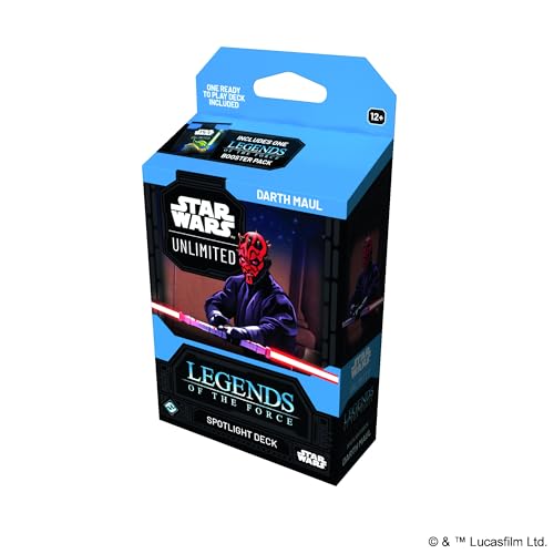 Star Wars Unlimited - Legends of The Force - Darth Maul - Englisch - direkt spielbereit! + LMS Trading Grußkarte Star Wars Unlimited - Legends of The Force - Darth Maul - Englisch - direkt spielbereit! + LMS Trading Grußkarte von LMS Trading