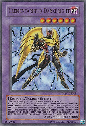 TAEV-DE042 - Elementarheld Darkbright - Ultra Rare - Deutsch - Tactical Evolution - mit LMS Trading Fieldcenter-Karte Yugioh TAEV-DE042 - Elementarheld Darkbright - Ultra Rare - Deutsch - Tactical Evolution - mit LMS Trading Fieldcenter-Karte Yugioh von LMS Trading
