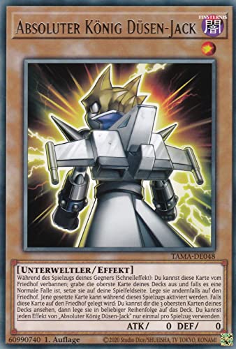 TAMA-DE048 - Absoluter König Düsen-Jack - Rare - 1. Auflage - Deutsch - Tactical Masters - mit LMS Trading Fieldcenter-Karte Yugioh TAMA-DE048 - Absoluter König Düsen-Jack - Rare - 1. Auflage - Deutsch - Tactical Masters - mit LMS Trading Fieldcenter-Karte Yugioh von LMS Trading