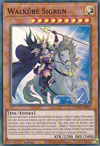 TOCH-DE023 - Walküre Sigrun - Super Rare - Reprint - Deutsch - Toon Chaos - mit LMS Trading Fieldcenter-Karte Yugioh TOCH-DE023 - Walküre Sigrun - Super Rare - Reprint - Deutsch - Toon Chaos - mit LMS Trading Fieldcenter-Karte Yugioh von LMS Trading