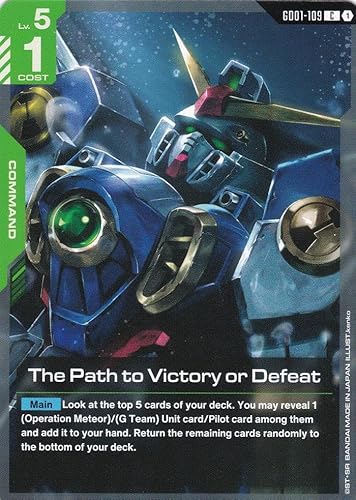 The Path to Victory or Defeat - GD01-109 - Common - Newtype Rising - Gundam TCG - Einzelkarte - Offiziell - Anime - mit LMS-Trading Karte The Path to Victory or Defeat - GD01-109 - Common - Newtype Rising - Gundam TCG - Einzelkarte - Offiziell - Anime - mit LMS-Trading Karte von LMS Trading