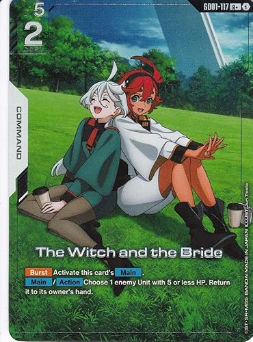 The Witch and The Bride (Alt. Art) - GD01-117 - Rare - Newtype Rising - Gundam TCG - Einzelkarte - Offiziell - Anime - mit LMS-Trading Karte von LMS Trading