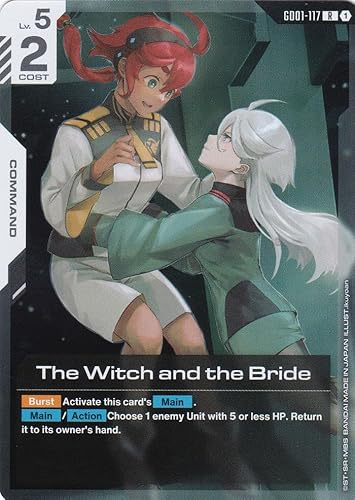 The Witch and The Bride - GD01-117 - Rare - Newtype Rising - Gundam TCG - Einzelkarte - Offiziell - Anime - mit LMS-Trading Karte von LMS Trading