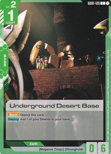 Underground Desert Base - GD01-126 - Common - Newtype Rising - Gundam TCG - Einzelkarte - Offiziell - Anime - mit LMS-Trading Karte Underground Desert Base - GD01-126 - Common - Newtype Rising - Gundam TCG - Einzelkarte - Offiziell - Anime - mit LMS-Trading Karte von LMS Trading