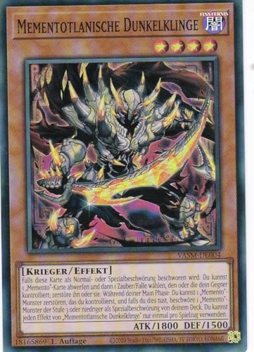 VASM-DE004 - Mementotlanische Dunkelklinge - Super Rare - 1. Auflage - Deutsch - Einzelkarte aus: Valiant Smashers - mit LMS Trading Fieldcenter - Yu-Gi-Oh VASM-DE004 - Mementotlanische Dunkelklinge - Super Rare - 1. Auflage - Deutsch - Einzelkarte aus: Valiant Smashers - mit LMS Trading Fieldcenter - Yu-Gi-Oh von LMS Trading