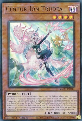 VASM-DE017 - Centur-Ion Trudea - Ultra Rare - 1. Auflage - Deutsch - Einzelkarte aus: Valiant Smashers - mit LMS Trading Fieldcenter - Yu-Gi-Oh von LMS Trading