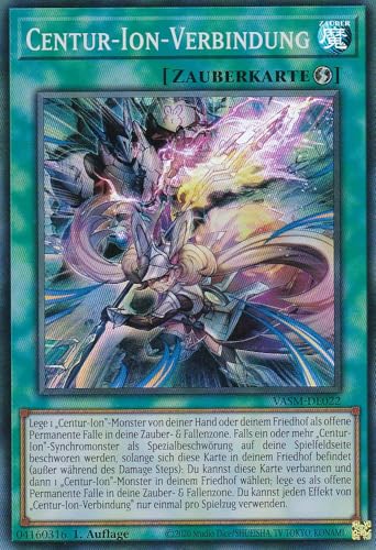 VASM-DE022 - Centur-Ion-Verbindung - Super Rare - 1. Auflage - Deutsch - Einzelkarte aus: Valiant Smashers - mit LMS Trading Fieldcenter - Yu-Gi-Oh von LMS Trading