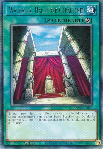 VASM-DE056 - Walhalla, Halle der Gefallenen - Rare - 1. Auflage - Deutsch - Einzelkarte aus: Valiant Smashers - mit LMS Trading Fieldcenter - Yu-Gi-Oh von LMS Trading