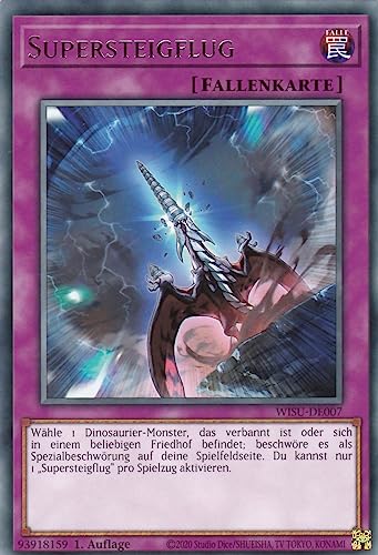 WISU-DE007 - Supersteigflug - Rare - 1. Auflage - Deutsch - Wild Survivors - mit LMS Trading Fieldcenter-Karte Yugioh WISU-DE007 - Supersteigflug - Rare - 1. Auflage - Deutsch - Wild Survivors - mit LMS Trading Fieldcenter-Karte Yugioh von LMS Trading