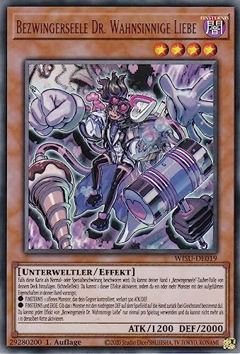 WISU-DE019 - Bezwingerseele Dr. Wahnsinnige Liebe - Ultra Rare - 1. Auflage - Deutsch - Wild Survivors - mit LMS Trading Fieldcenter-Karte Yugioh von LMS Trading