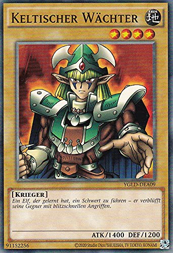 YGLD-DEA09 - Keltischer Wächter - Common - Reprint - Deutsch - Yugi's Legendary Decks - mit LMS Trading Fieldcenter-Karte Yugioh von LMS Trading