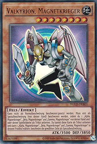 YGLD-DEB01 - Valkyrion, Magnetkrieger - Ultra Rare - Reprint - Deutsch - Yugi's Legendary Decks - mit LMS Trading Fieldcenter-Karte Yugioh YGLD-DEB01 - Valkyrion, Magnetkrieger - Ultra Rare - Reprint - Deutsch - Yugi's Legendary Decks - mit LMS Trading Fieldcenter-Karte Yugioh von LMS Trading