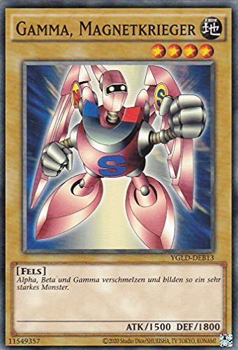 YGLD-DEB13 - Gamma, Magnetkrieger - Common - Reprint - Deutsch - Yugi's Legendary Decks - mit LMS Trading Fieldcenter-Karte Yugioh YGLD-DEB13 - Gamma, Magnetkrieger - Common - Reprint - Deutsch - Yugi's Legendary Decks - mit LMS Trading Fieldcenter-Karte Yugioh von LMS Trading
