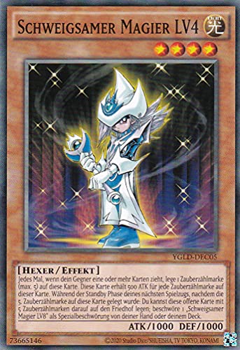 YGLD-DEC04 - Schweigsamer Magier LV8 - Ultra Rare - Reprint - Deutsch - Yugi's Legendary Decks - mit LMS Trading Fieldcenter-Karte Yugioh YGLD-DEC04 - Schweigsamer Magier LV8 - Ultra Rare - Reprint - Deutsch - Yugi's Legendary Decks - mit LMS Trading Fieldcenter-Karte Yugioh von LMS Trading