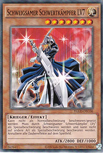 YGLD-DEC06 - Schweigsamer Schwertkämpfer LV7 - Common - Reprint - Deutsch - Yugi's Legendary Decks - mit LMS Trading Fieldcenter-Karte Yugioh YGLD-DEC06 - Schweigsamer Schwertkämpfer LV7 - Common - Reprint - Deutsch - Yugi's Legendary Decks - mit LMS Trading Fieldcenter-Karte Yugioh von LMS Trading