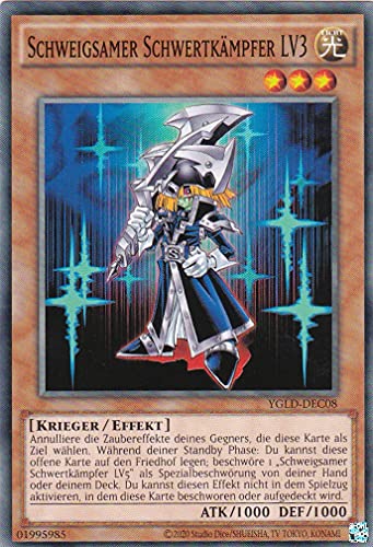 YGLD-DEC08 - Schweigsamer Schwertkämpfer LV3 - Common - Reprint - Deutsch - Yugi's Legendary Decks - mit LMS Trading Fieldcenter-Karte Yugioh YGLD-DEC08 - Schweigsamer Schwertkämpfer LV3 - Common - Reprint - Deutsch - Yugi's Legendary Decks - mit LMS Trading Fieldcenter-Karte Yugioh von LMS Trading