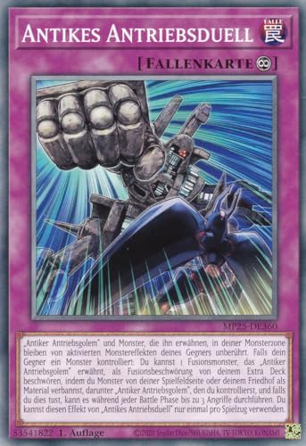 Yu-Gi-Oh! - Antikes Antriebsduell – MP25-DE360 – Common – 1. Auflage – Deutsch – 2025 Mega-Pack Tin - mit LMS Trading Fieldcenter-Karte Yu-Gi-Oh! - Antikes Antriebsduell – MP25-DE360 – Common – 1. Auflage – Deutsch – 2025 Mega-Pack Tin - mit LMS Trading Fieldcenter-Karte von LMS Trading