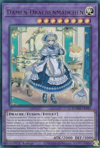 Yu-Gi-Oh! – Damen Drachenmädchen – Ultra Rare – BLMM-DE049 – 1. Auflage – Deutsch – Battles of Legend: Monster Mayhem - mit LMS Trading Fieldcenter-Karte Yugioh Yu-Gi-Oh! – Damen Drachenmädchen – Ultra Rare – BLMM-DE049 – 1. Auflage – Deutsch – Battles of Legend: Monster Mayhem - mit LMS Trading Fieldcenter-Karte Yugioh von LMS Trading