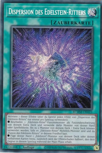 Yu-Gi-Oh! – Dispersion des Edelstein Ritters – Secret Rare – BLMM-DE023 – 1. Auflage – Deutsch – Battles of Legend: Monster Mayhem - mit LMS Trading Fieldcenter-Karte Yugioh Yu-Gi-Oh! – Dispersion des Edelstein Ritters – Secret Rare – BLMM-DE023 – 1. Auflage – Deutsch – Battles of Legend: Monster Mayhem - mit LMS Trading Fieldcenter-Karte Yugioh von LMS Trading