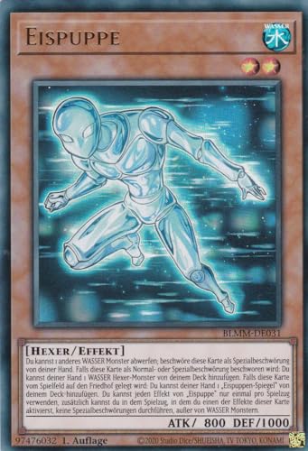 Yu-Gi-Oh! – Eispuppe – Ultra Rare – BLMM-DE031 – 1. Auflage – Deutsch – Battles of Legend: Monster Mayhem - mit LMS Trading Fieldcenter-Karte Yugioh Yu-Gi-Oh! – Eispuppe – Ultra Rare – BLMM-DE031 – 1. Auflage – Deutsch – Battles of Legend: Monster Mayhem - mit LMS Trading Fieldcenter-Karte Yugioh von LMS Trading