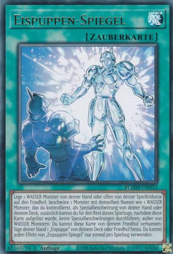 Yu-Gi-Oh! – Eispuppen Spiegel – Ultra Rare – BLMM-DE033 – 1. Auflage – Deutsch – Battles of Legend: Monster Mayhem - mit LMS Trading Fieldcenter-Karte Yugioh von LMS Trading