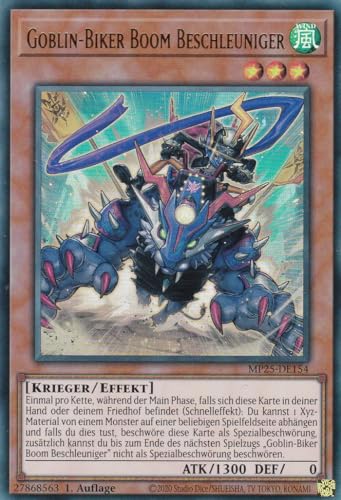 Yu-Gi-Oh! - Goblin-Biker Boom Beschleuniger – MP25-DE154 – Ultra Rare – 1. Auflage – Deutsch – 2025 Mega-Pack Tin - mit LMS Trading Fieldcenter-Karte Yu-Gi-Oh! - Goblin-Biker Boom Beschleuniger – MP25-DE154 – Ultra Rare – 1. Auflage – Deutsch – 2025 Mega-Pack Tin - mit LMS Trading Fieldcenter-Karte von LMS Trading
