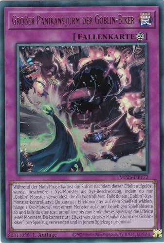 Yu-Gi-Oh! - Großer Panikansturm der Goblin-Biker – MP25-DE173 – Ultra Rare – 1. Auflage – Deutsch – 2025 Mega-Pack Tin - mit LMS Trading Fieldcenter-Karte Yu-Gi-Oh! - Großer Panikansturm der Goblin-Biker – MP25-DE173 – Ultra Rare – 1. Auflage – Deutsch – 2025 Mega-Pack Tin - mit LMS Trading Fieldcenter-Karte von LMS Trading
