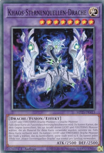 Yu-Gi-Oh! - Khaos-Sternenquellen-Drache – MP25-DE413 – Common – 1. Auflage – Deutsch – 2025 Mega-Pack Tin - mit LMS Trading Fieldcenter-Karte Yu-Gi-Oh! - Khaos-Sternenquellen-Drache – MP25-DE413 – Common – 1. Auflage – Deutsch – 2025 Mega-Pack Tin - mit LMS Trading Fieldcenter-Karte von LMS Trading