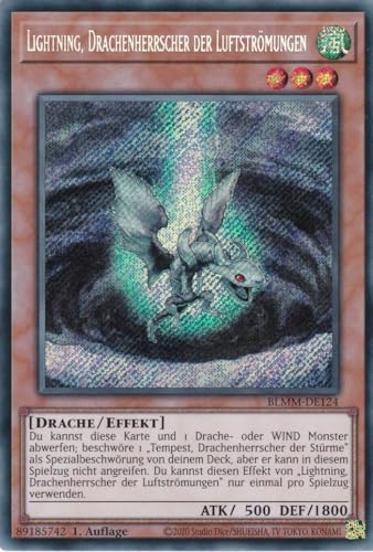 Yu-Gi-Oh! – Lightning, Drachenherrscher der Luftströmungen – Secret Rare – BLMM-DE124 – 1. Auflage – Deutsch – Battles of Legend: Monster Mayhem - mit LMS Trading Fieldcenter-Karte Yugioh Yu-Gi-Oh! – Lightning, Drachenherrscher der Luftströmungen – Secret Rare – BLMM-DE124 – 1. Auflage – Deutsch – Battles of Legend: Monster Mayhem - mit LMS Trading Fieldcenter-Karte Yugioh von LMS Trading