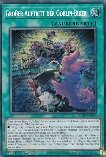 Yu-Gi-Oh! - MP25-DE056 – Großer Auftritt der Goblin Biker – Secret Rare – 1. Auflage – Deutsch – 2025 Mega-Pack Tin - mit LMS Trading Fieldcenter-Karte Yu-Gi-Oh! - MP25-DE056 – Großer Auftritt der Goblin Biker – Secret Rare – 1. Auflage – Deutsch – 2025 Mega-Pack Tin - mit LMS Trading Fieldcenter-Karte von LMS Trading
